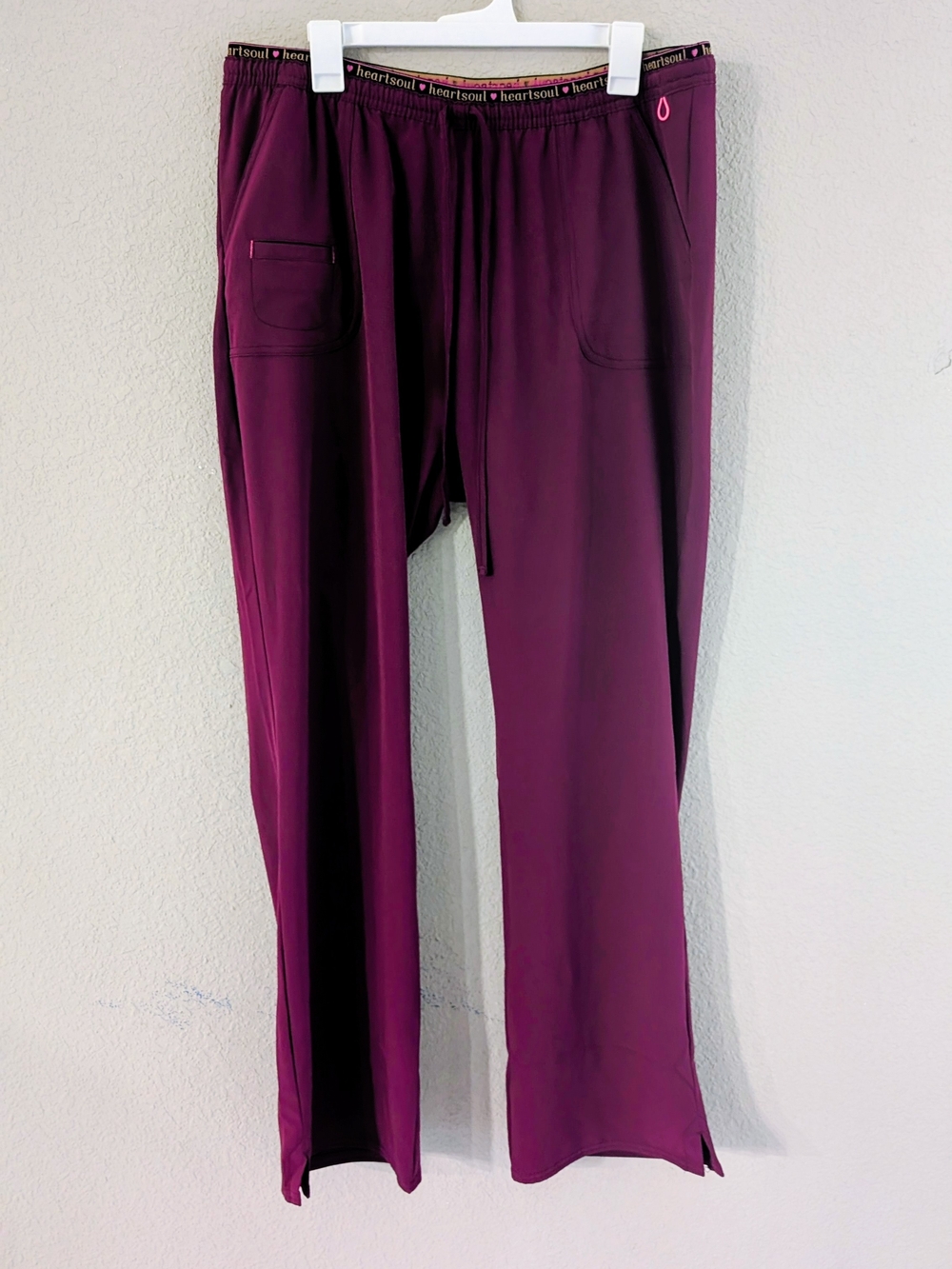 Heartsoul Women's Scrub Pants - Plum